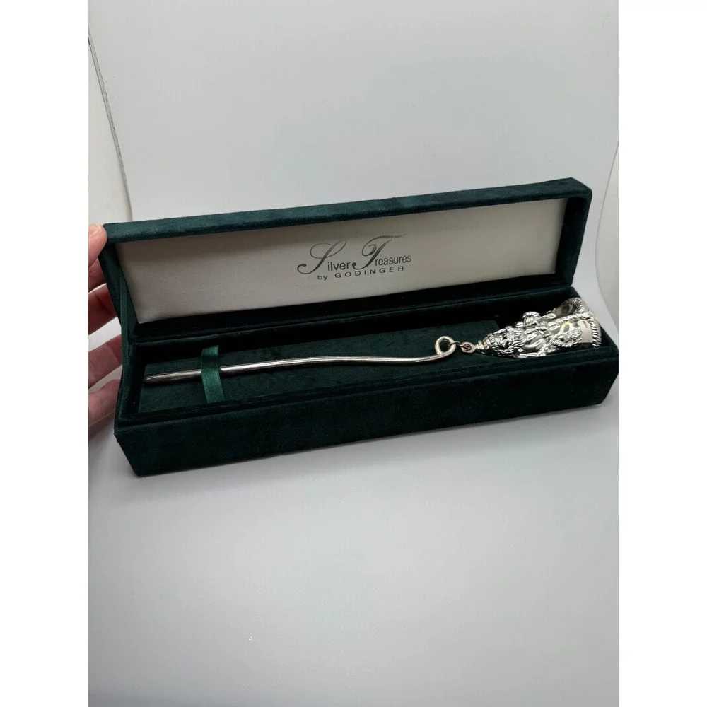 Silver Treasures by Godinger Santa Claus Candle Snuffer‎